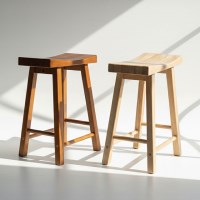 원목 스툴의자 화장대의자 간이 보조 풋스툴 사이드테이블