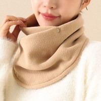 머플러 똑딱이 무지 부드러운 기모 넥워머