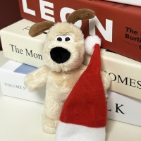 크리스마스 미니 산타 모자 그로밋 인형 꾸미기 라부부 10CM 성탄절 