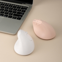 로이체 저소음 무선 멀티페어링 미니 버티컬 마우스