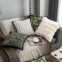 바로크 북유럽 감성 쇼파쿠션 클래식 쿠션커버 45x45 30x50