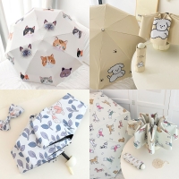 귀요미 5단 양우산 UV차단 암막 우산 겸 양산 튼튼한 8개 살대