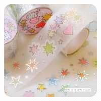 반짝조각 은박 키스컷