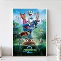 디즈니 주토피아2 영화 포스터 인테리어 그림 액자 - 03번