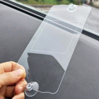 주차 스티커 홀더 부착판 아파트 차량 스티커 주차증 자동차 카드 케