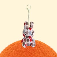 미피_레드빈체크 키링