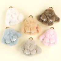 [핑크풋]앙고라토끼인형키링