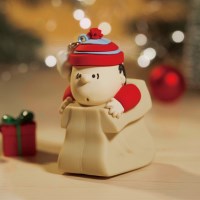 [피너츠 공식 콜라보] 크리스마스 오너먼트 키링 - 박스 라이너스