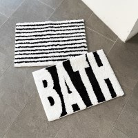 BATH 스트라이프 욕실 화장실 현관 미끄럼방지 발매트 40x60