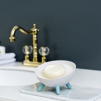 물빠짐비누받침 대형사이즈 원형 물빠짐 비누받침대 스펀함