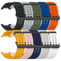 1+1 갤럭시워치8 클래식 46 44 40mm 마린 듀얼 실리콘 스트랩 밴드