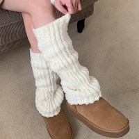 아츄 뽀글이 왕도톰 루즈핏 보온 레그워머 (25SO051)