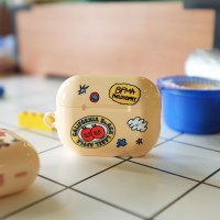 필로소피 옐로우 유광 하드 에어팟 케이스