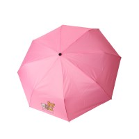 리락쿠마 핑크 3단 자동우산