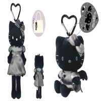 산리오 헬로키티 마스코트 키홀더 키링 블랙 엔젤