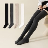 오버니삭스 여성 겨울 무릎양말 무압박 니하이삭스니하이삭스 4컬러
