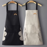 수건 달린 방수 앞치마