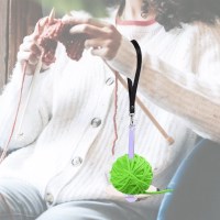 뜨개실 손목걸이