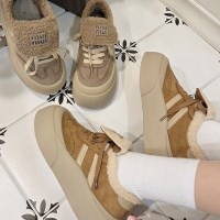 더힐슈즈 스웨이드 겨울 털안감 여성여자 운동화 스니커즈 sjaw-870