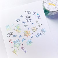 [키스컷] 제제유니버스_3D박(홀로그램) 불꽃놀이(폭죽) _투명