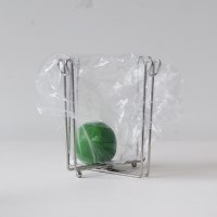 스텐 304 접이식 음식물쓰레기봉투 거치대 컵 정리대