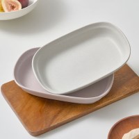 [로얄포드] 코지 오발볼 플레이트2P 접시세트