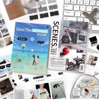 감성 인스타 레터링 키치 소품 다꾸 칼선 스티커북