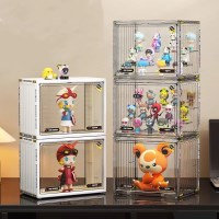 계단형 피규어 레고 보관함 투명 아크릴 장식장