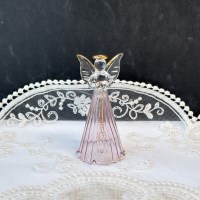 유리 미니어쳐 천사벨 시스루 퍼플