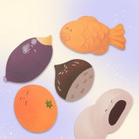 따끈따끈 겨울간식 책갈피