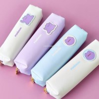 [홍은]슬림 심플 패치 캐릭터 소프트 봉제 필통 파우치 랜덤