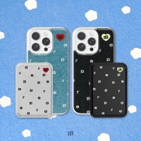 데님 로고 에폭시 범퍼 케이스-2Colors