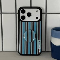 cupcake stripe [블랙 에폭시 범퍼케이스]