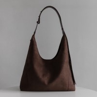 자체제작 심플 스웨이드 투웨이 숄더백 lm-7102c