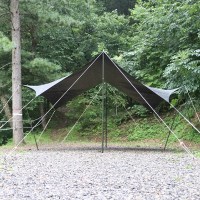 HGZ 하이그라운즈 블랙 코팅 옥타곤 옥타 방수 대형 차양막 그늘막 