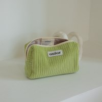 ouior everyday pouch - corduroy grass