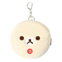 코리락쿠마 원형 파우치