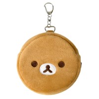 리락쿠마 원형 파우치