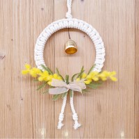 금전운 미모사 도어벨 현관 종 인테리어 행운 풍수 개업 집들이 이사