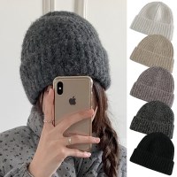 나호 울 혼방 도톰 포근 니트 비니 (25HA033)