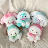 산리오 겨울 망토 인형 키링 키티 한교동 포차코 마멜 시나모롤