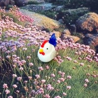 유리 미니어쳐 십이지 띠 동물 닭