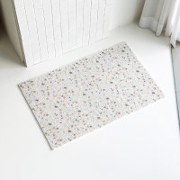 테라조 화장실 미끄럼방지매트 욕실 발매트 49x78