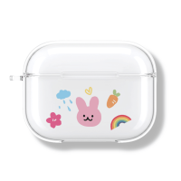 아칸 율율 깨발랄 에어팟프로 투명케이스