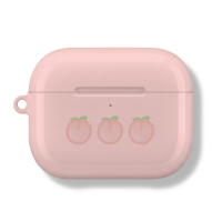 아칸 BINA 복숭아 에어팟프로 하드케이스