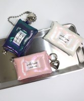 [핸드메이드] 글리터 오로라 미니 필로우 카드 동전지갑