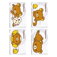 리락쿠마 투명 맥세이프 하드 카드 지갑