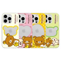 리락쿠마 컬러 프레임 클리어 케이스