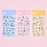 [먼작귀] 치이카와 글리터 스티커 3종