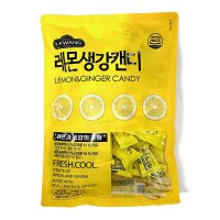 일광 레몬생강캔디 250g 탕비실간식 목캔디